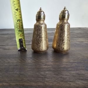 Art Deco Lotus Salt and Pepper Shakers